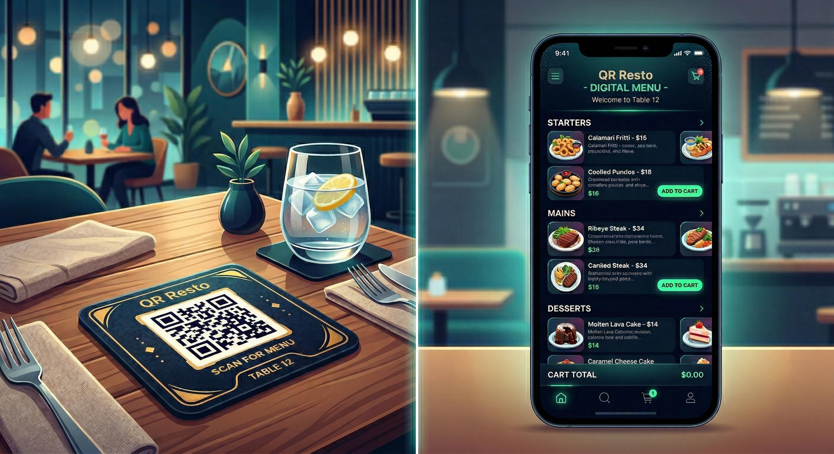 Restaurant Interface Preview